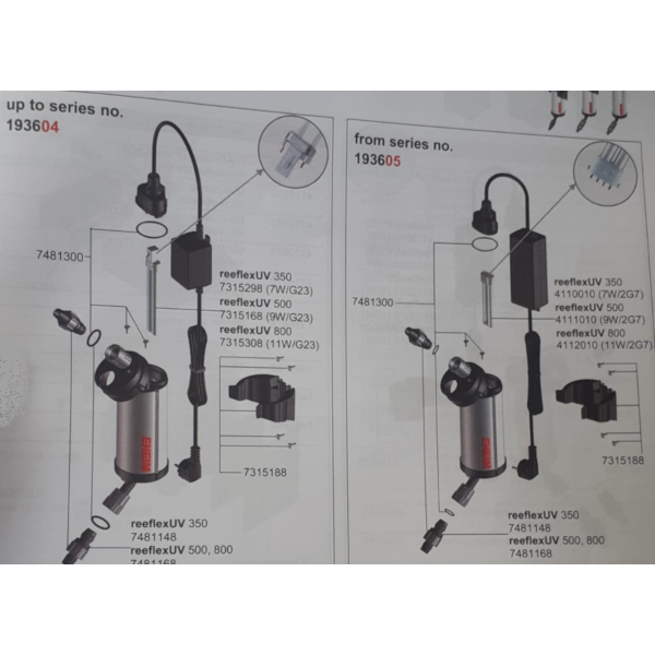 EHEIM Lâmpada UV-C 9W para ReeflexUV 500 (193604)