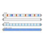 AQUALOVERS Led Duplo 60cm