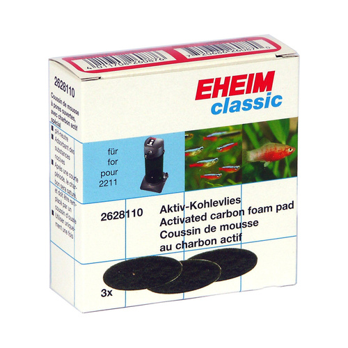 EHEIM Esponja de carvão p/ Classic 150 (3 un)