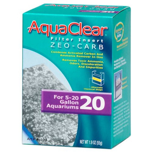 AQUACLEAR Zeo-carb p/ AquaClear 20