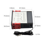 Controlador de Temperatura com Sensor STC-1000