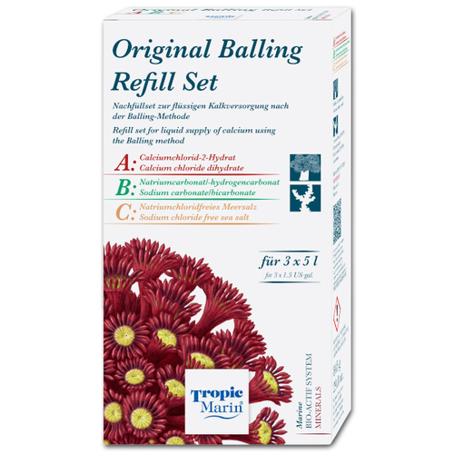TROPIC MARIN 3 Recargas de Balling (880g)