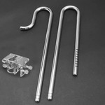 Kit Lily Pipe em aço inoxidável (Ø 17mm)