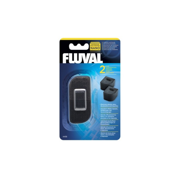 FLUVAL Recargas de carvão p/ Filtro Nano (2un)