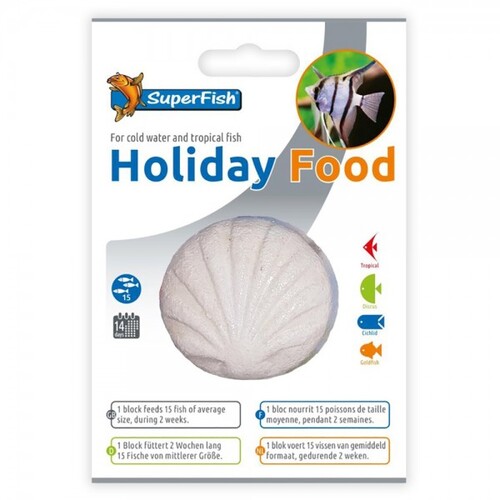 SUPERFISH Alimento férias 15 dias