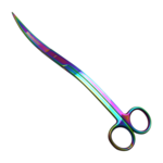 MASTERLINE Tesoura Curva Colorida (19cm)