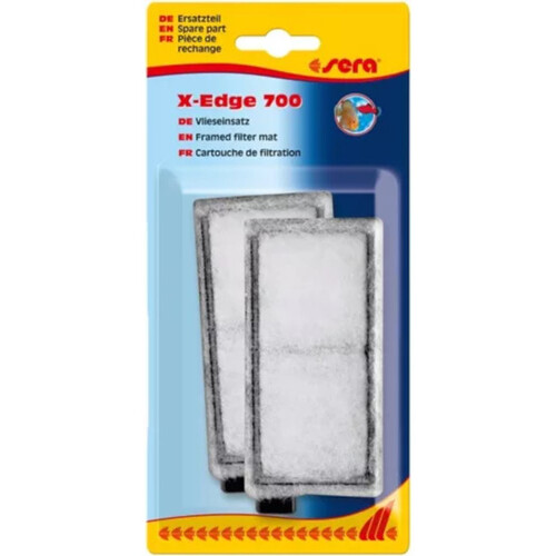 SERA Matéria filtrante p/ X-Edge 700 (2 un)