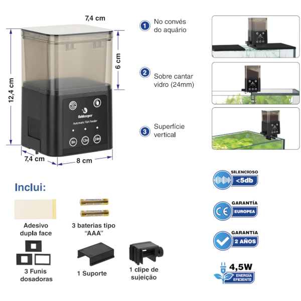 FISHKEEPER Alimentador automático